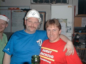 Unser Dreamteam in der Feuerwehrführung...